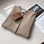 Burberry classic warhorse logo embroidered cardigan Knitted sweater coat - Image 7