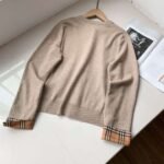 Burberry classic warhorse logo embroidered cardigan Knitted sweater coat - Image 9