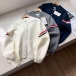 Thom Browne  autumn new sweater knitted cardigan