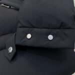 Loewe embroidered black down jacket - Image 9