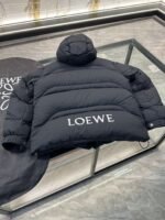 Loewe embroidered black down jacket - Image 6