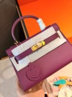 Hermès bag first layer cowhide material 25x19cm - Image 9