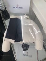 Moncler New Autumn and Winter Klais Women’s Stand Collar Short Down Jacket Reflective down jacket - Image 10