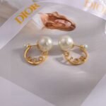 DIOR Pearl Earrings CD  Premium Edition - Image 5