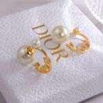 DIOR Pearl Earrings CD  Premium Edition