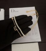 DIOR double pearl necklace Premium - Image 5
