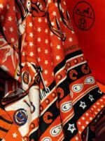 Hermès double-sided cashmere square scarf  Premium 140x140cm - Image 8