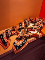 Hermès double-sided cashmere square scarf  Premium 140x140cm - Image 7