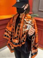 Hermès double-sided cashmere square scarf  Premium 140x140cm