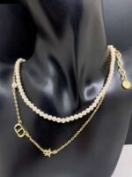 DIOR double pearl necklace Premium - Image 3