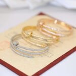 Cartier nail new double layer diamond bracelet