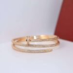 Cartier nail new double layer diamond bracelet - Image 3