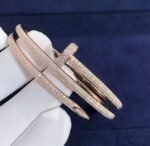 Cartier nail new double layer diamond bracelet - Image 2