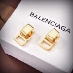 Balenciaga new gold earrings
