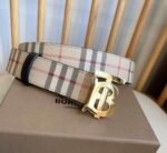 Burberry belt premium version official website 1:1 version width 3.5cm - Image 7