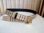 Burberry belt premium version official website 1:1 version width 3.5cm - Image 3
