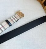 Burberry belt premium version official website 1:1 version width 3.5cm - Image 5
