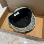 Chanel Denim Duck Tongue Artist hat 57cm - Image 8