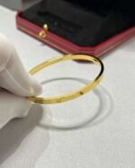 Cartier bracelet narrow version six diamond bracelet top quality 16-19 size - Image 12