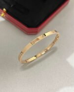 Cartier bracelet narrow version six diamond bracelet top quality 16-19 size - Image 6