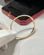 Cartier bracelet narrow version six diamond bracelet top quality 16-19 size - Image 4