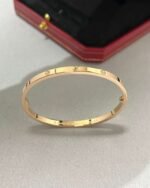 Cartier bracelet narrow version six diamond bracelet top quality 16-19 size - Image 3