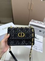 Dior Miss Caro Tweed Chain Bag