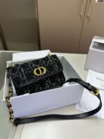 Dior Miss Caro Tweed Chain Bag - Image 5