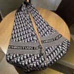DIOR classic autumn and winter knitted double-sided jacquard style scarf Premium 30x200cm - Image 9