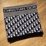 DIOR classic autumn and winter knitted double-sided jacquard style scarf Premium 30x200cm - Image 10