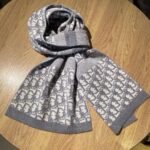 DIOR classic autumn and winter knitted double-sided jacquard style scarf Premium 30x200cm - Image 7