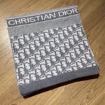 DIOR classic autumn and winter knitted double-sided jacquard style scarf Premium 30x200cm - Image 3