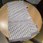 DIOR classic autumn and winter knitted double-sided jacquard style scarf Premium 30x200cm - Image 4