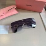 miumiu new sunglasses high-end women’s frameless sunglasses - Image 3