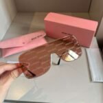 miumiu new sunglasses high-end women’s frameless sunglasses - Image 8