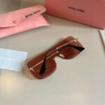 miumiu new sunglasses high-end women’s frameless sunglasses - Image 9
