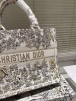 Dior book tote embroidered shopping bag, three 36cm - Image 11