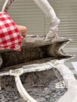 Dior book tote embroidered shopping bag, three 36cm - Image 12