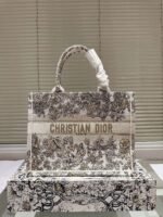 Dior book tote embroidered shopping bag, three 36cm - Image 2
