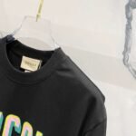 GUCCI official website 1:1 version 320g round neck short-sleeved T-shirt - Image 9