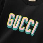 GUCCI official website 1:1 version 320g round neck short-sleeved T-shirt - Image 5