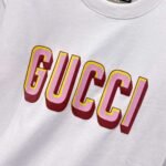 GUCCI official website 1:1 version 320g round neck short-sleeved T-shirt - Image 17