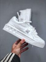 Valentino Rockstud untitled small white shoes - Image 7