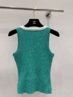 Chanel 2025 Early Spring Series 1:1 High-end Vest Contrast Color Blocking Craft - Image 10