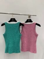 Chanel 2025 Early Spring Series 1:1 High-end Vest Contrast Color Blocking Craft - Image 4