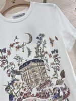 DIOR round neck printed forest T-shirt - Image 8