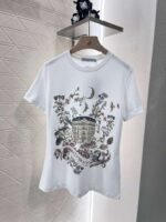 DIOR round neck printed forest T-shirt - Image 7