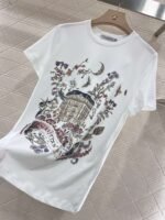 DIOR round neck printed forest T-shirt - Image 6