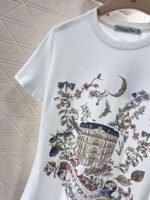 DIOR round neck printed forest T-shirt - Image 5