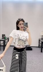 DIOR round neck printed forest T-shirt - Image 4